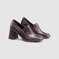WOMENS MEREDITH LOAFER HEELS